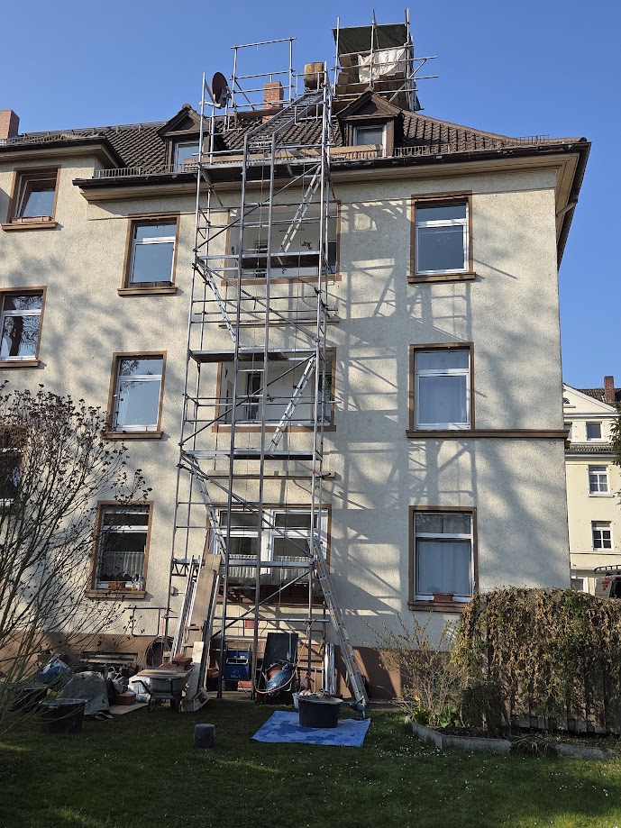 Schornsteingebundene Gerüstbauarbeiten